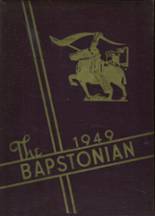 John Bapst Memorial High School 1949 yearbook cover photo