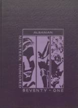Albany High School 1971 yearbook cover photo