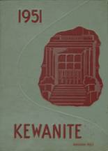 Kewanee High School 1951 yearbook cover photo