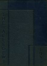 Allegany High School 1938 yearbook cover photo