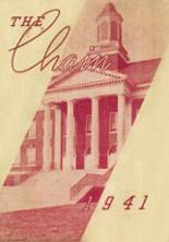 Lane High School 1941 yearbook cover photo