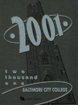 Baltimore City College 408 2001 yearbook cover photo