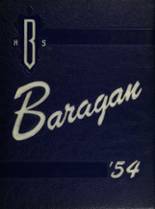 1954 Bishop Baraga High School Yearbook from Marquette, Michigan cover image