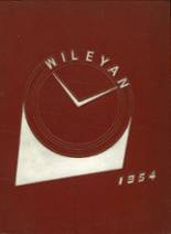 Wiley High School 1954 yearbook cover photo