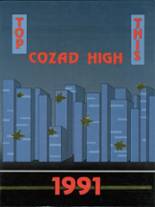 Cozad High School 1991 yearbook cover photo