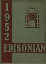 Edison Technical High School 1952 yearbook cover photo