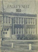 Community High School 1955 yearbook cover photo