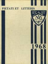 Calasanctius Preparatory School 1968 yearbook cover photo