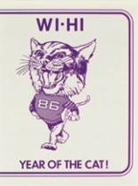 Wilmington High School 1986 yearbook cover photo