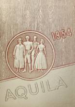 Youngsville High School 1954 yearbook cover photo