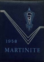 St. Martin Catholic High School 1958 yearbook cover photo