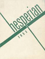 Hesperia High School 1953 yearbook cover photo