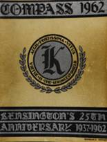 Kensington High School 1962 yearbook cover photo