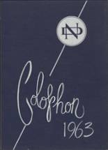 1963 Notre Dame Catholic High School Yearbook from Bridgeport, Connecticut cover image