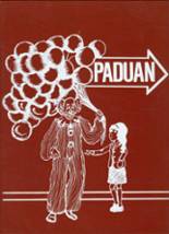 Padua Academy 1981 yearbook cover photo