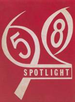 Palatine High School 1958 yearbook cover photo