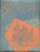 1958 Notre Dame High School Yearbook from Sherman oaks, California cover image