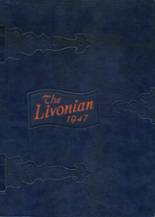 Livonia High School 1947 yearbook cover photo
