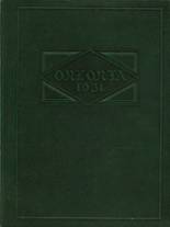 Oneonta High School 1931 yearbook cover photo