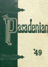Pasadena High School 1949 yearbook cover photo