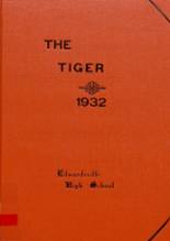 Edwardsville High School 1932 yearbook cover photo