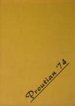 1974 Prouty Regional High School Yearbook from Spencer, Massachusetts cover image