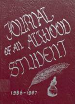 1987 Alwood High School Yearbook from Woodhull, Illinois cover image