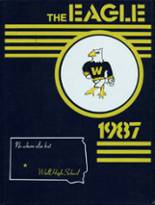 Wall High School 1987 yearbook cover photo