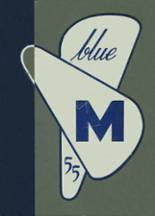 Manhattan High School 1955 yearbook cover photo