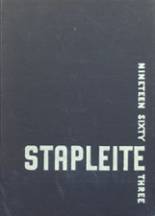 Staples High School 1963 yearbook cover photo