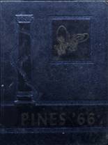 Pine Bluffs High School 1966 yearbook cover photo