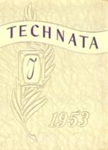 Girl's Trade & Tech High School 1953 yearbook cover photo