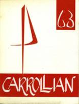 1963 Bishop Carroll High School Yearbook from Ebensburg, Pennsylvania cover image