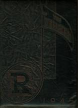Roby High School 1945 yearbook cover photo