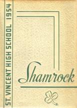 1954 St. Vincent High School Yearbook from Akron, Ohio cover image