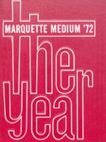 Marquette High School 1972 yearbook cover photo