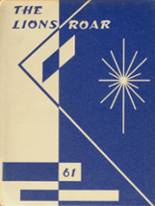 Lyons High School 1961 yearbook cover photo