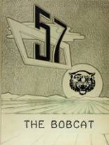 Bloomington High School 1957 yearbook cover photo