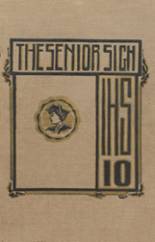 Ionia High School 1910 yearbook cover photo