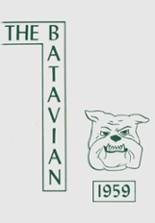 Batavia High School 1959 yearbook cover photo