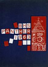 Benton High School 1963 yearbook cover photo