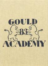 Gould Academy 1983 yearbook cover photo