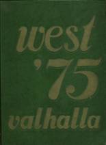 West High School 1975 yearbook cover photo