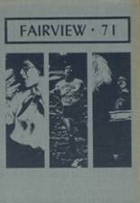 Fairview High School 1971 yearbook cover photo