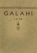 Galva High School 1936 yearbook cover photo