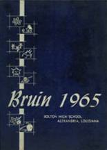 1965 Bolton High School Yearbook from Alexandria, Louisiana cover image