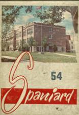 Spanish Fork High School 1954 yearbook cover photo