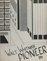 Walt Whitman Junior High School 1971 yearbook cover photo