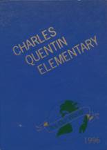 Charles Quentin Elementary School 1996 yearbook cover photo