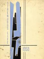 1958 Roosevelt High School Yearbook from Seattle, Washington cover image